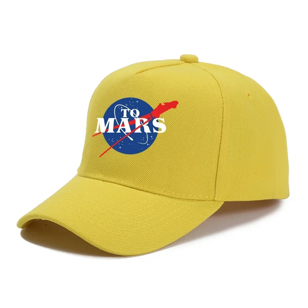 Mars SpaceX Baseball Cap Space X Logo Hip Hop Boy Hats Sun Caps Adjustable Breathable Nasas Outdoor Travel Kids Hats