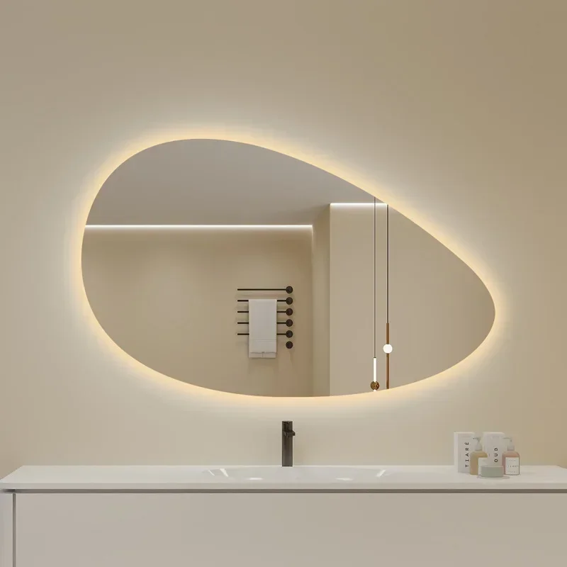 Jumpsuit Quality Mirror Bathroom Irregular Shape Full Body Decorative Nordic Mirror Rectangle Magnifying  Mirror