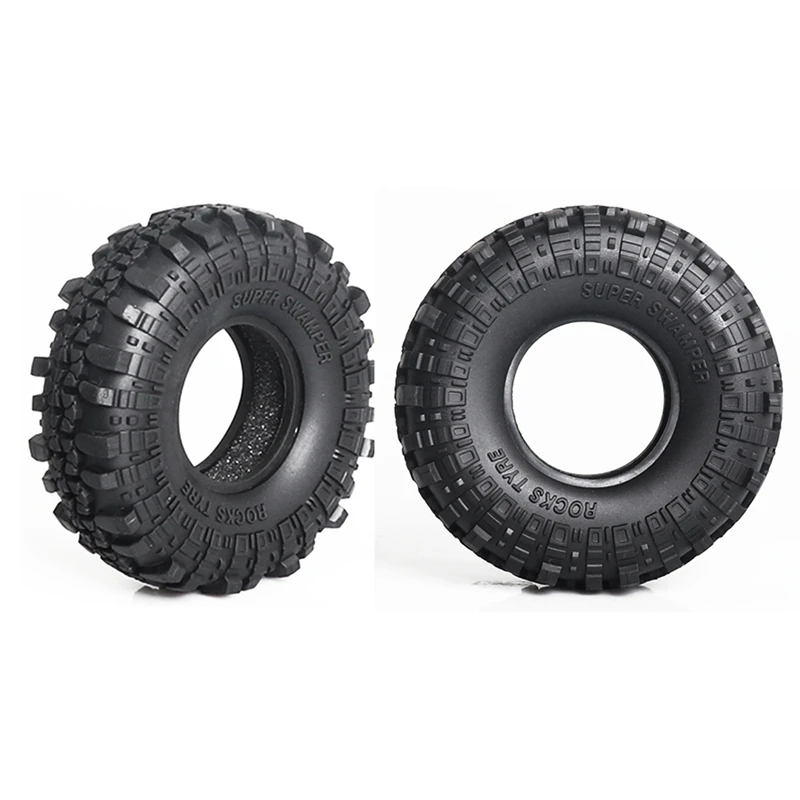 1/10 1.9 Inch Climbing Car Tire Skin 110 Mm Tire Belt Sponge Inner Liner Tire Width 36 Mm (A Set Of Four)