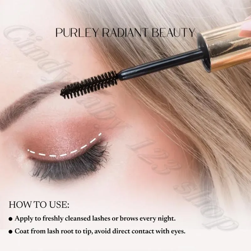 Eyelash Essence 28 days black thick long natural curling eyelash liquid eyebrows can be used