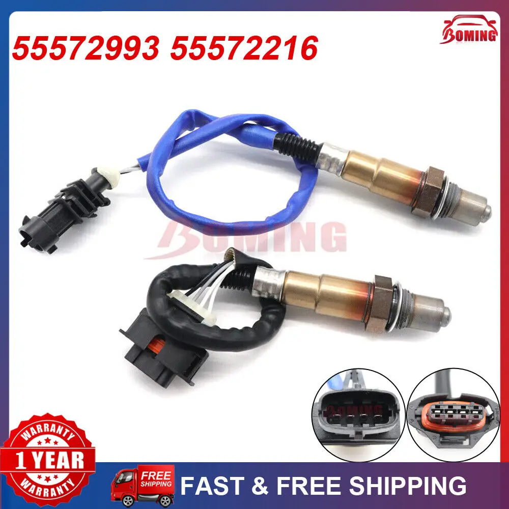 

2Pcs 55572993 55572216 Car New Upstream&Downstream Oxygen O2 Lambda Sensor For Chevrolet Cruze 1.4L 2011-2015 234-4528 234-4529