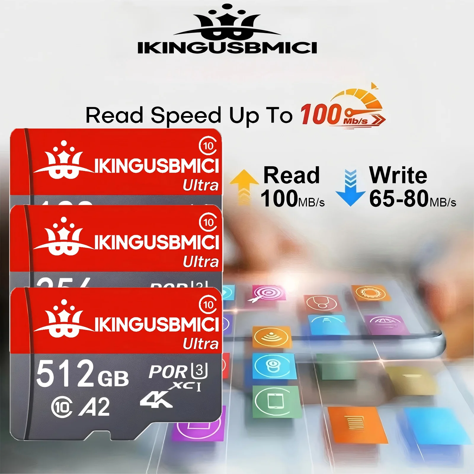 Micro Quality Camera Sd 32-64-128-256-512gb Durable Class 10 Memory Smartphone Quality High Card Uhs-i U3 Premium Flash Reliable