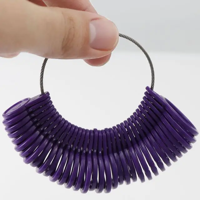 1 stücke Professionelle Schmuck Werkzeuge Ring Dorn Stick Finger Gauge Ring Sizer Messung UK/UNS Größe Für DIY Schmuck größe Werkzeug Sets – Detail 4