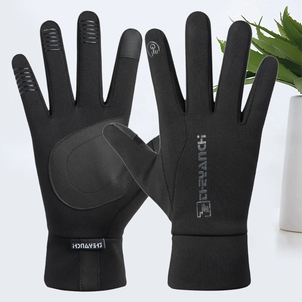 

Touchscreen Gloves Waterproof Texting Cycling Warm Winter Cold Weather Men Riding Bike