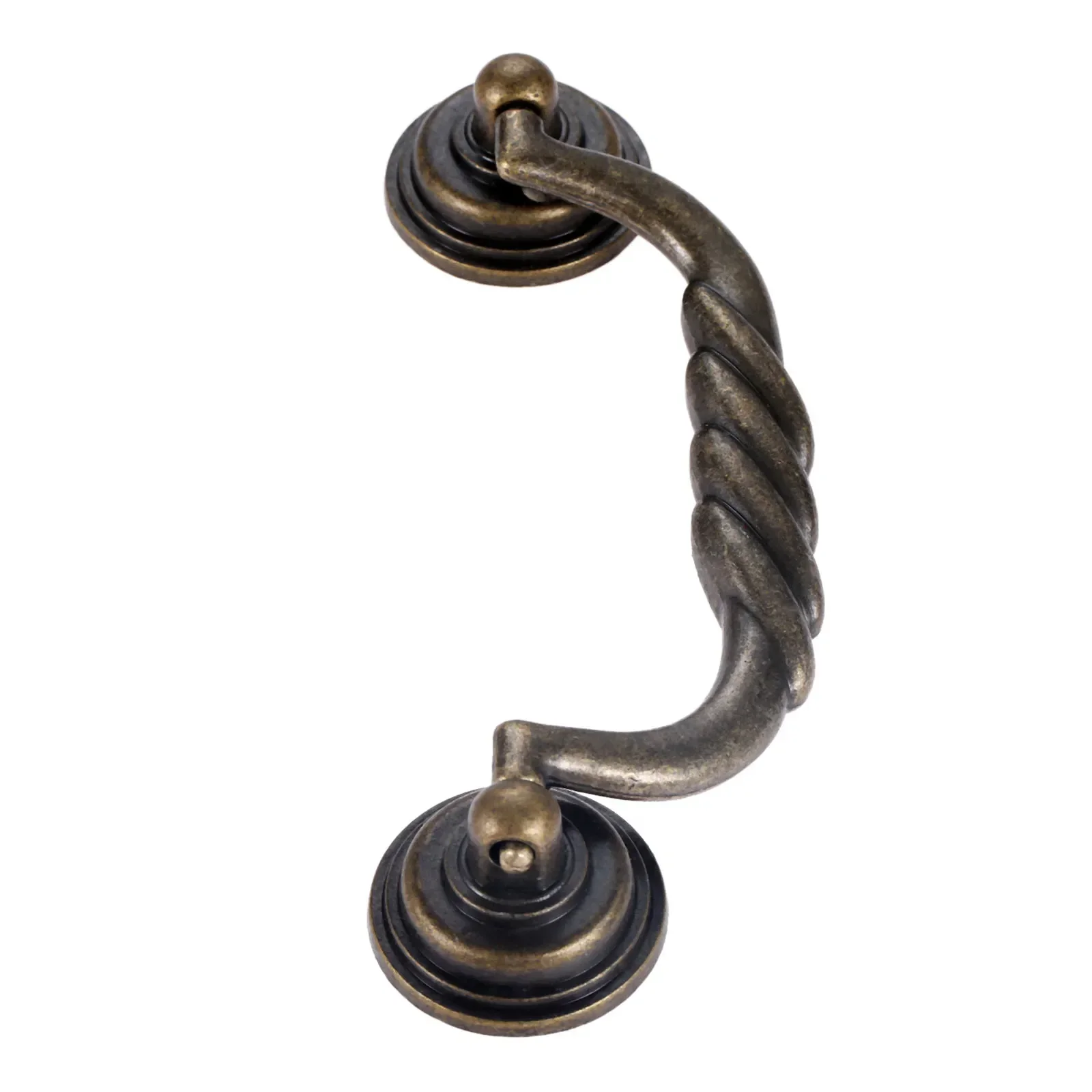 سبائك الزنك العتيقة البرونزية خزانة تسحب مقبض درج مطبخ باب خزانة ملابس مقبض صندوق مجوهرات المقابض 138*50 مللي متر الأثاث الأجهزة #4