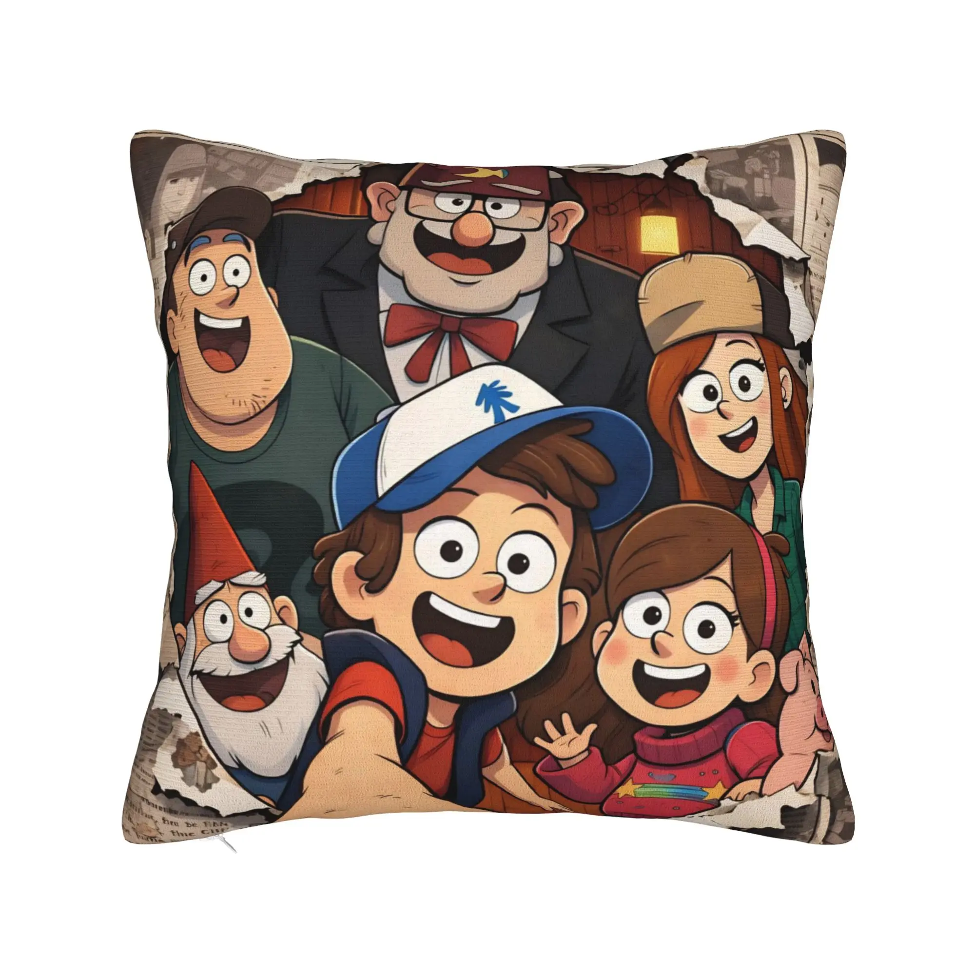 G-Gravity Falls Pillow Cover Merch Soft Cushion Cover Decoration  Pillow Case Cover Home Multi-Size