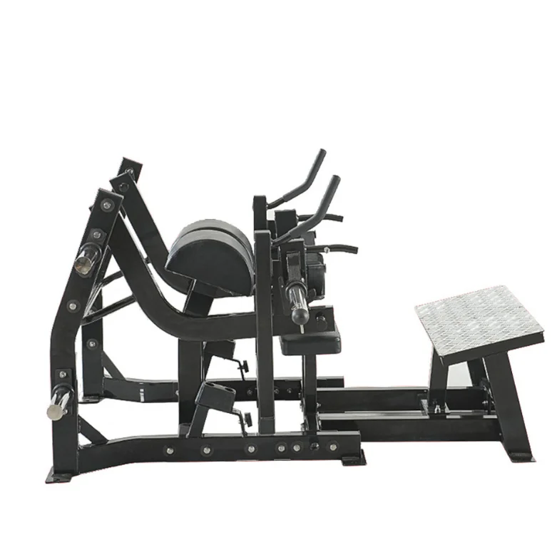 Commercial Gym Steel Hip Thrust Hammer Squat Machine Fitness Equipment with Punch Trainer Rack for Hip Push Exercise Function