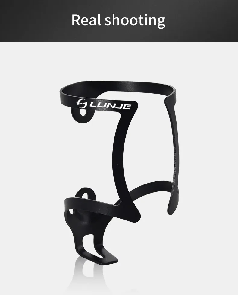 LUNJE Fahrrad Flaschenhalter Bunte Aluminiumlegierung MTB Rennrad Wasserflaschenhalter Flaschenhalter Fahrradzubehör – Detail 6