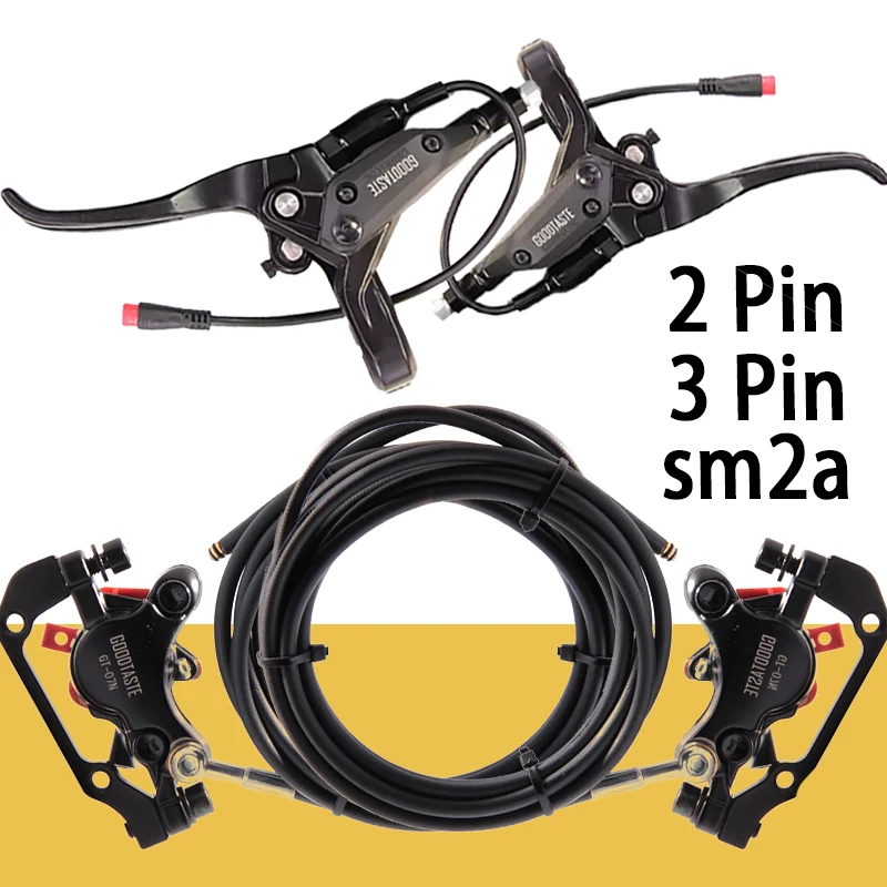 

2 3 Pin Sm2a Brake Lever Bicycle Hydraulic Brake Handle Power Off Right Mounted Brake Lever with Sensor for Electric Scooter