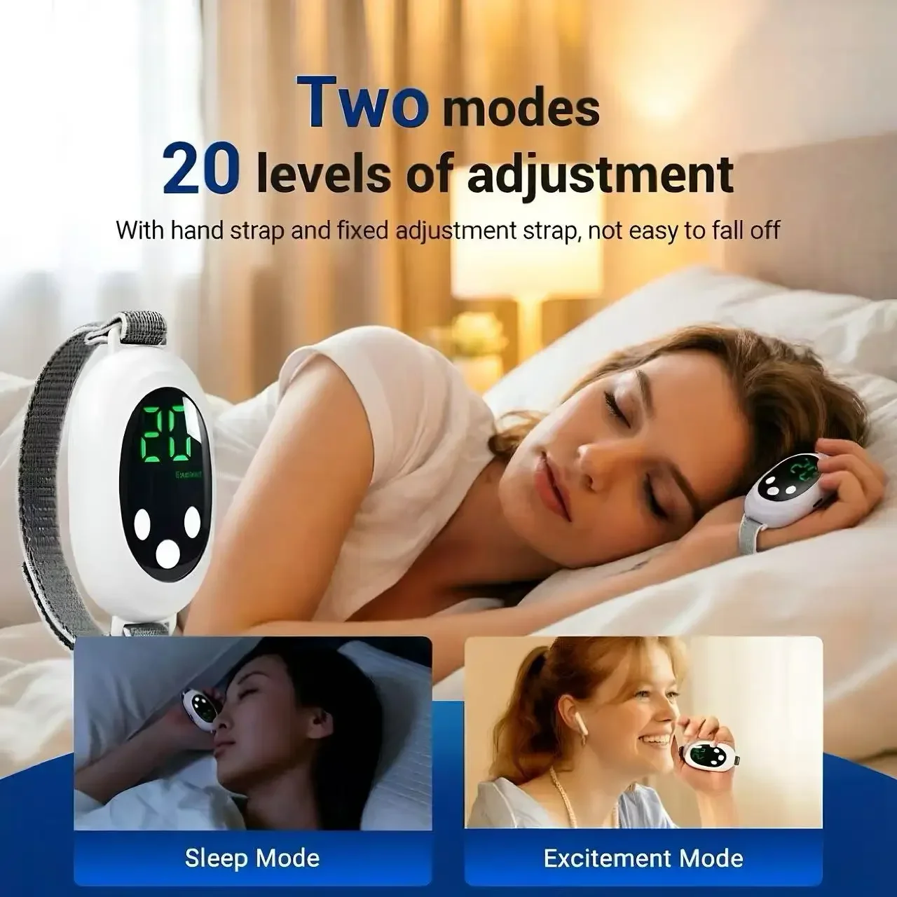 Sleep Massager Microcurrent Pulse Sleep Aid Handheld Hypnosis Device Relieve Insomnia Stress Anxiety Portable Sleep Helper