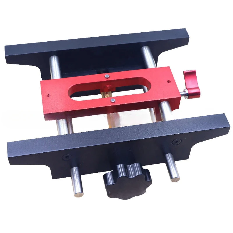 Punch Locator 2-in-1 Woodworking Drilling Guide Jig Hole Dowelling Self Center Dowel Aluminum Alloy for Carpentry Tools