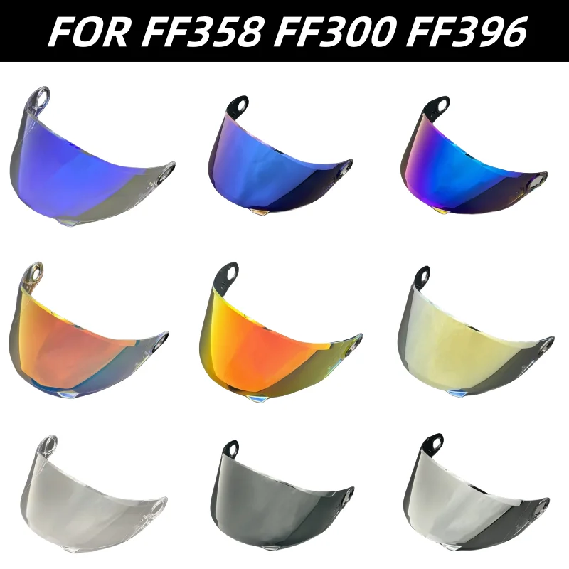 Moto Helmet Visor For LS2 FF300 FF396 FF358 Full Face Windshield Uv protective Lens Motorcycle Casco Visrea Accessories10 Colors
