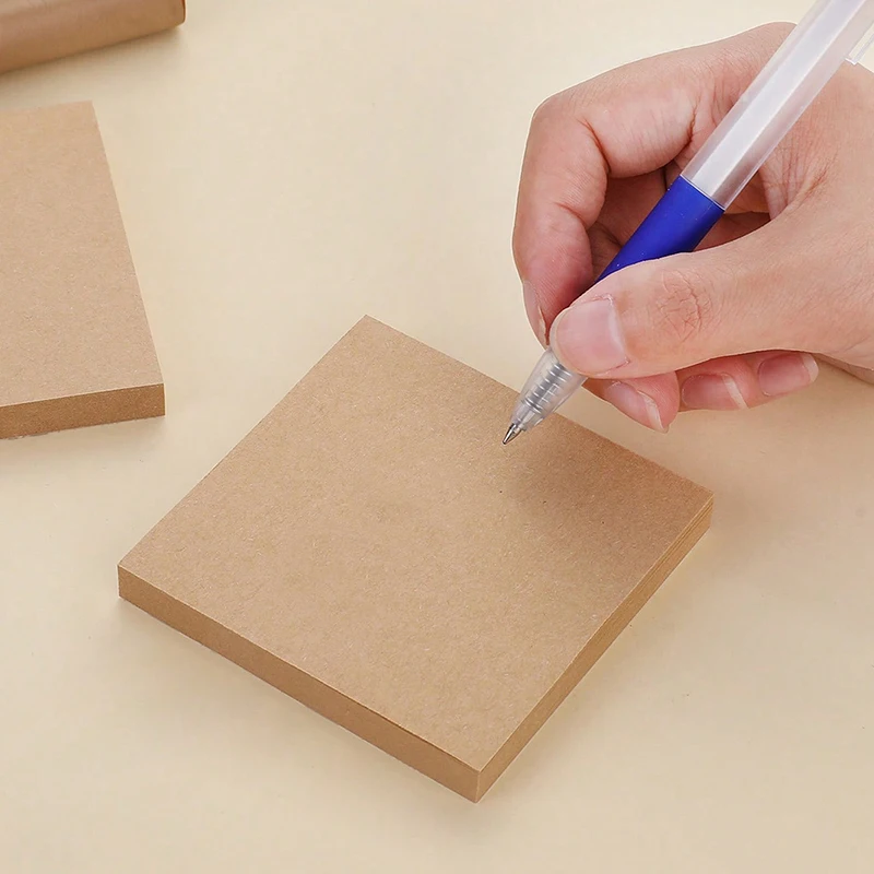 80 fogli Blocco note appiccicoso per cancelleria Segnalibro per ufficio Note adesive Pubblicato Design kawaii kaki Adesivi nel blocco note del taccuino