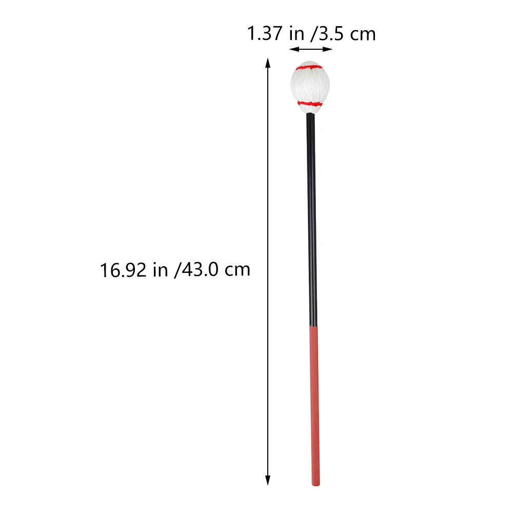 

2pcs Xylophone Mallets Hammer Sticks Durable Smooth Surface Long Lasting Percussion Stick for Marimba Instruments Accessories