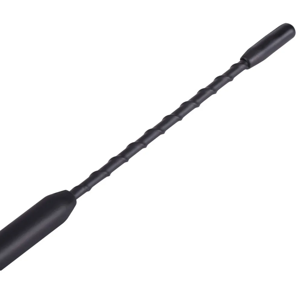 9 Inches Car Antenna Mast Universal Car Antenna Black Car Antenna with Screw Adapters Roof Mount Antenna