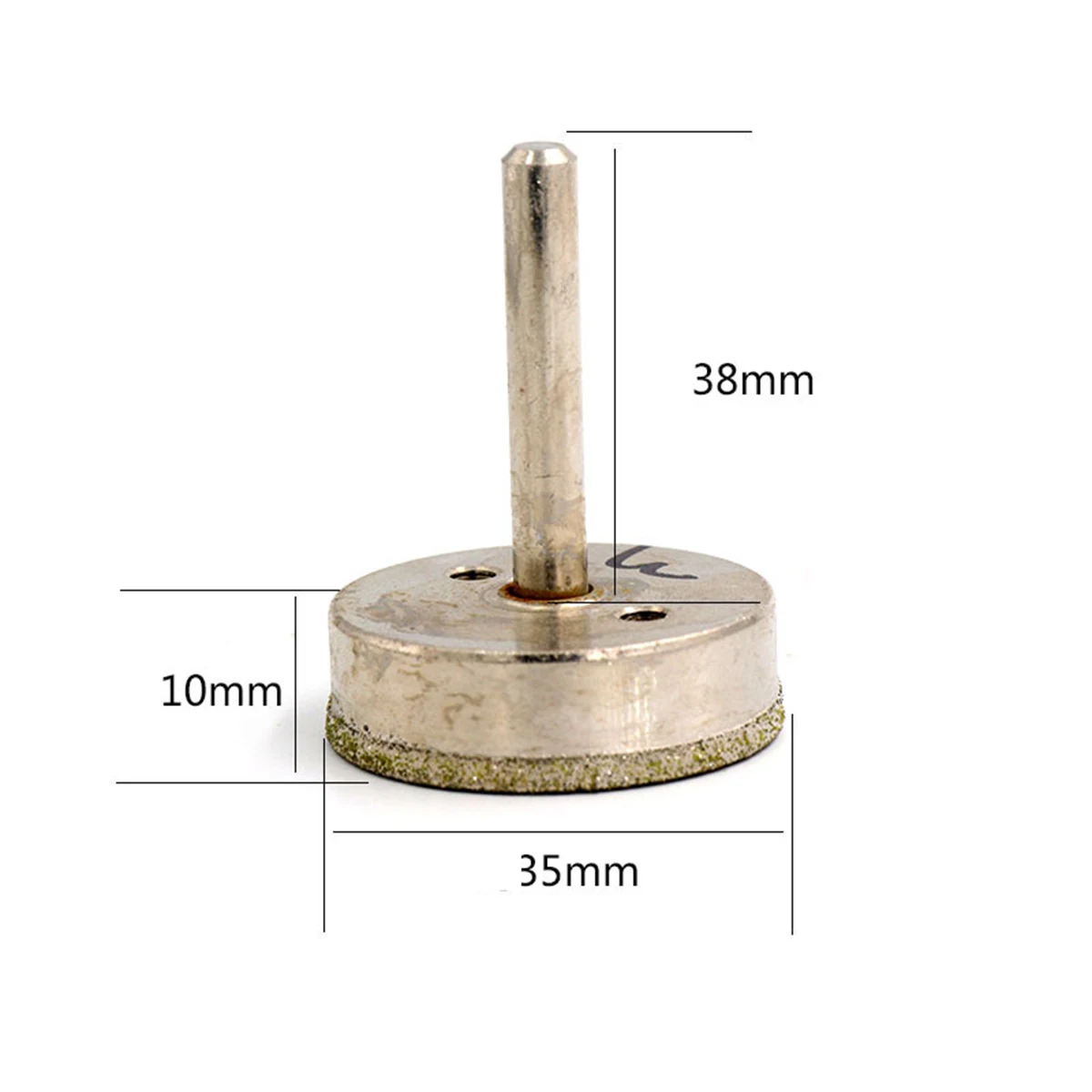 1Pcs 6mm Shank Diamond Coarse Sand Grinding Head Wheel Polishing Tools Carborundum Jade Carving Drilling Machine Safety Buckles