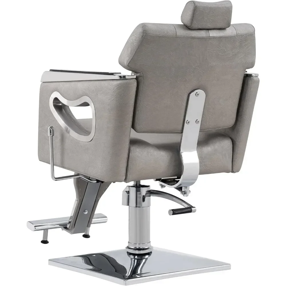 Barber Chair Reclining Salon Chairs for Hair Stylist Antique Hair Spa Salon Styling Beauty Equipment Salon Chair