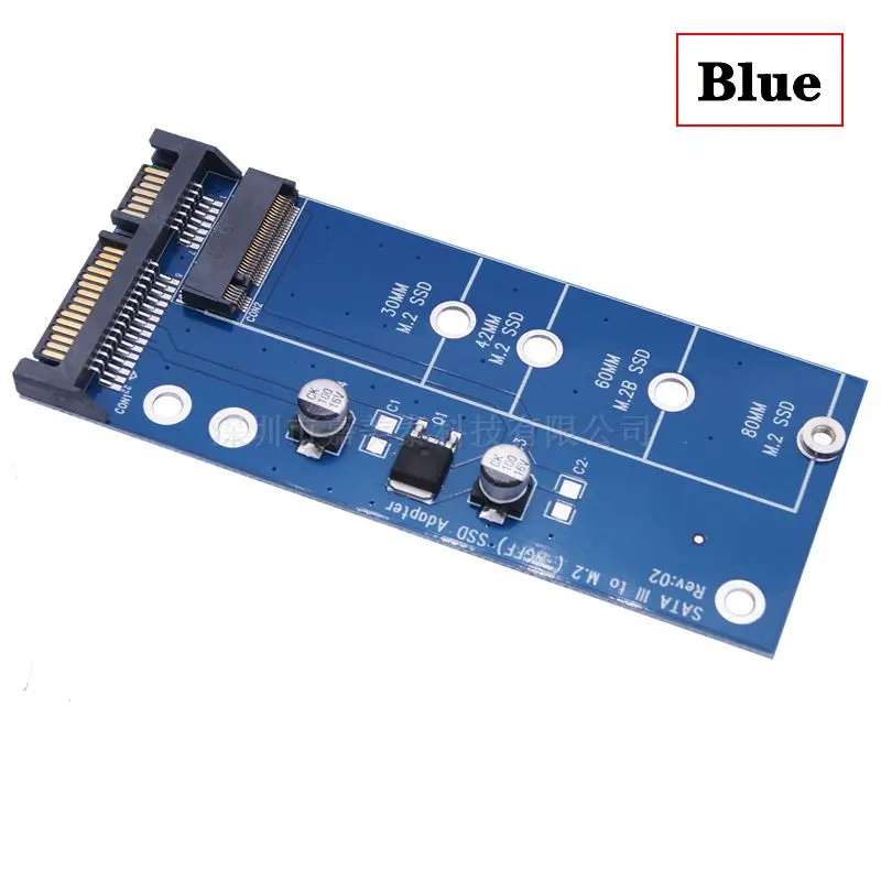 M. 2 NGFF Solid-State SSD Hard Drive Adapter Card M.2 to Serial Port 2.5-Inch SATA 3 Adapter B KEY Card Expansion