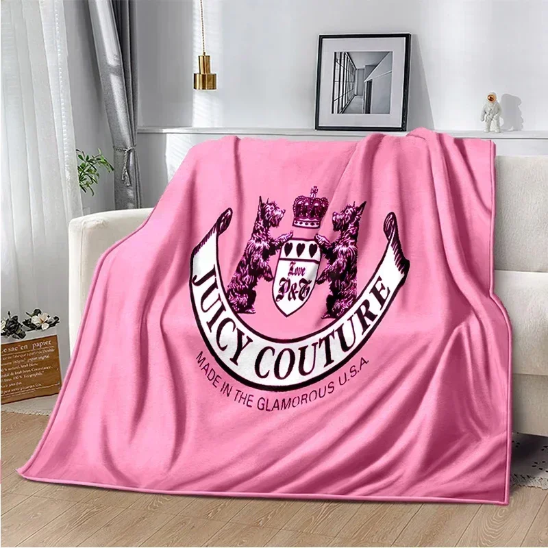 3D Print Fashion J-juicy-couture flannel Blanket Soft Comfortable  Home Decorate Bedroom Living Room Sofa Beds s*0*