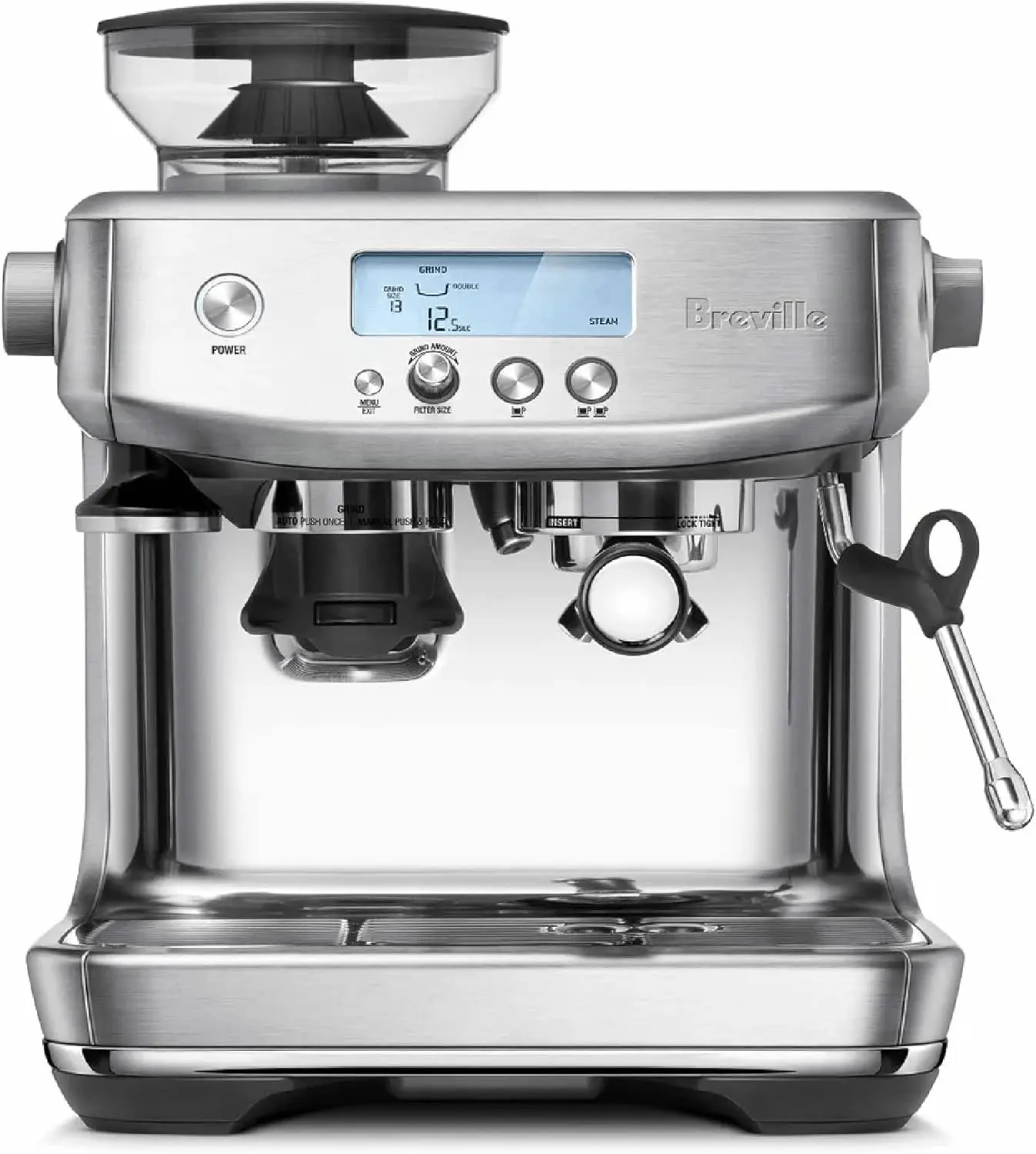Breville Barista Pro エスプレッソマシン BES878BSS、つや消しステンレススチール