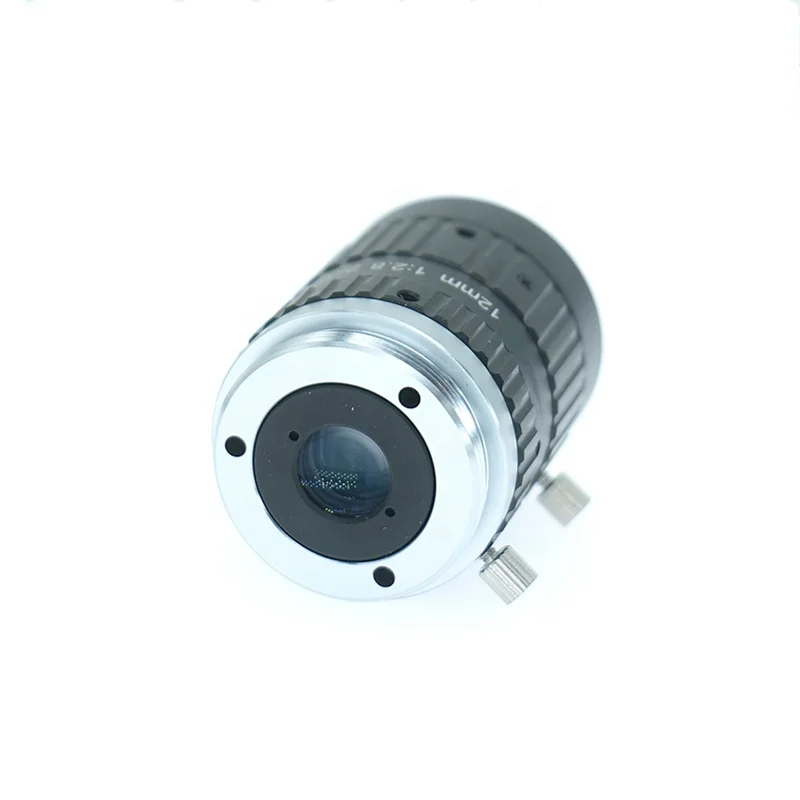 工業用レンズ 12mm FA レンズ 10MP F2.8 2/3 インチ カメラレンズ C マウント 低歪み マシンビジョン用