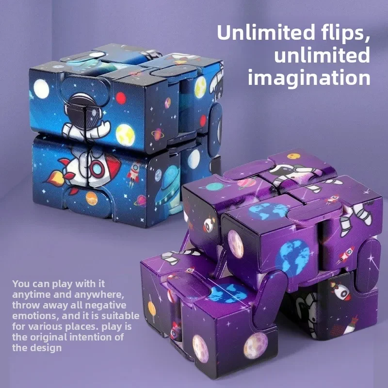 Brinquedo de transformação infinita, anti-ansiedade, alívio do estresse, jogo de ponta dos dedos, quebra-cabeça, alívio do estresse, brinquedos de pressão mágica, presentes