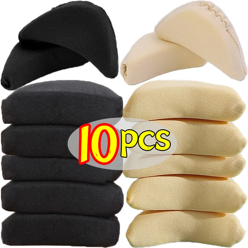 2/10pcs Pain Relief Sponge Forefoot Inserts Women Antiwear Reduce Shoe Size Cushion High Heel Toe Plug Filler Paddings Insoles