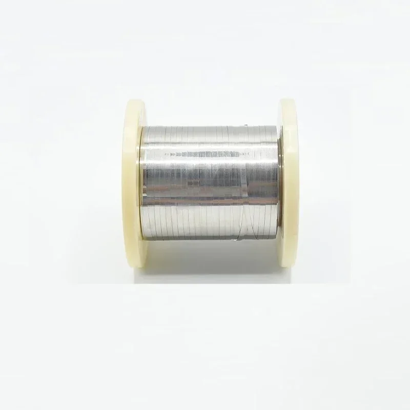 10m 0.1-0.5mm Flat Resistance Wires Cr20ni80 Heating Wire Nichrome Chromium Wire Industry Supplies For Vacuum Packing