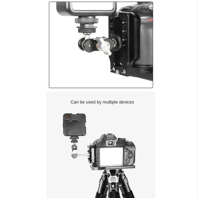 Universal Adjustable Magic Arm Bracket Clamp Mount 1/4 Thread Adapter For DSLR Cameras TM-4