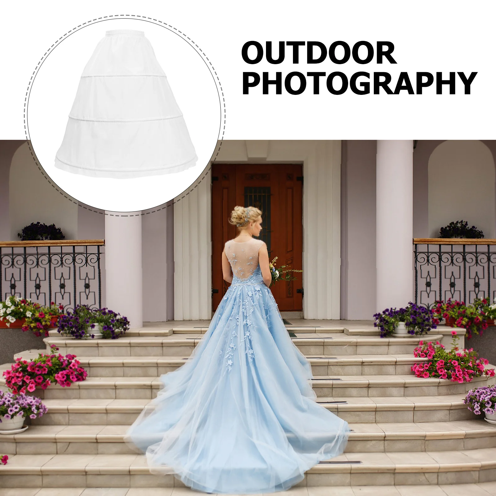 

Girl Petticoat Underskirt Short Skirt for Kids Comfortable Soft Wearable Daily Party Ceremony Stage Performance