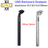 UNO Ultralight Bike Seatpost 27.2/30.9/31.6*350mm  Backward Bicycle Seat Post Mtb Seat Tube Seat Pole Bicycle Accessories
