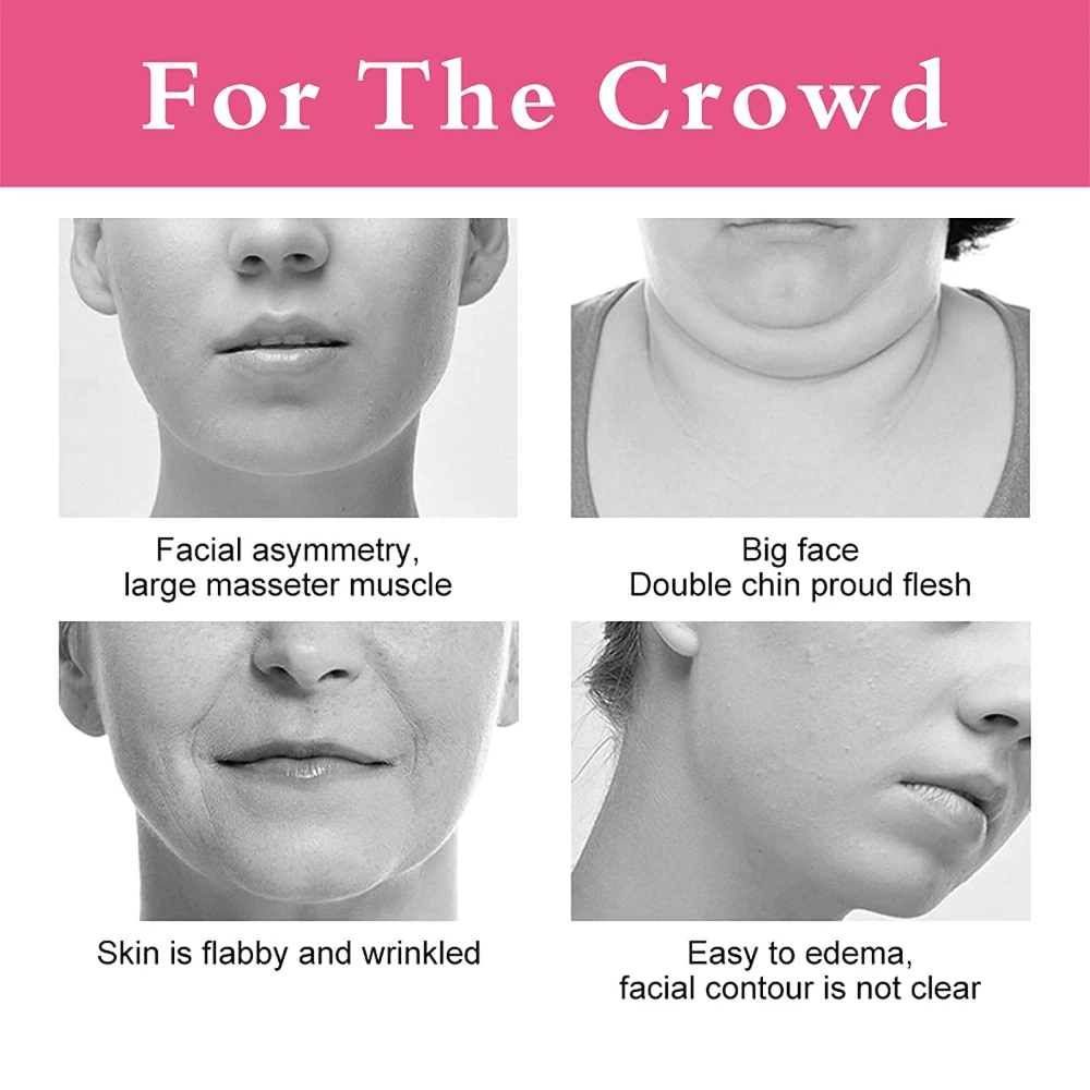 Dupla cinta redutora de queixo reutilizável cinto de levantamento de rosto elástico rosto emagrecimento bandagem v linha rosto feminino cinta anti rugas facial