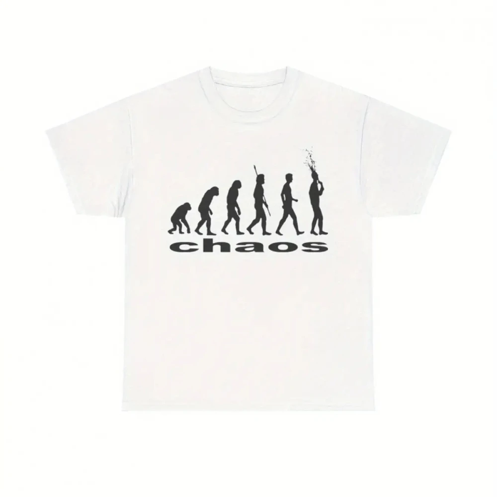 The Ken Carson More Chaos Evolution Tour Merchandise T-shirt Also Makes A Great Gift Men's T-shirts for Summer Unisex All-Season