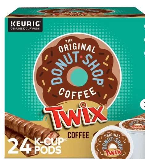

The Original Donut Shop, TWIX Flavored K-Cup Coffee Pods, 24 Count