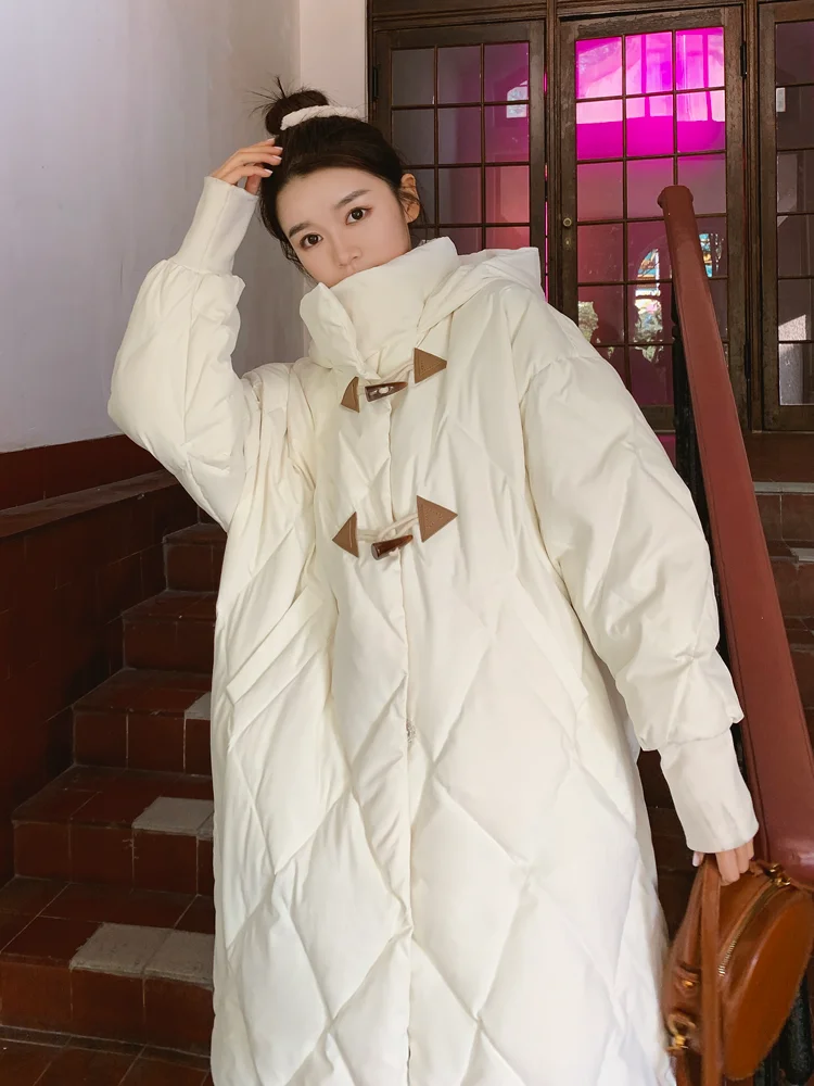 سترة نسائية للخريف والشتاء من القطن مقاومة للرياح وسترات واحدة الصدر #2