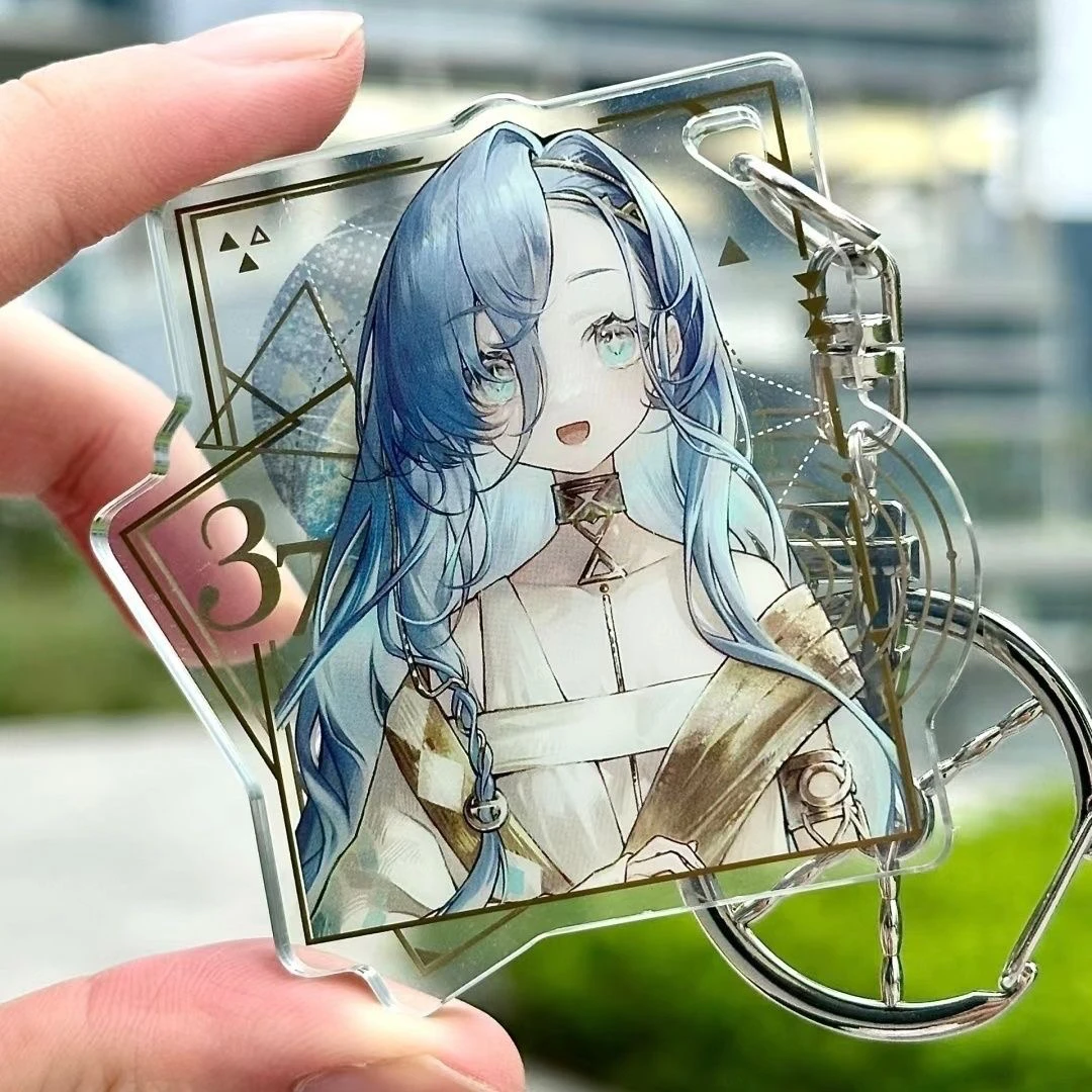 Anime Game Reverse:1999 37 Cosplay Acrylic Pendant Keychain Cute Bag Keyring Decor Collection Xmas Gift