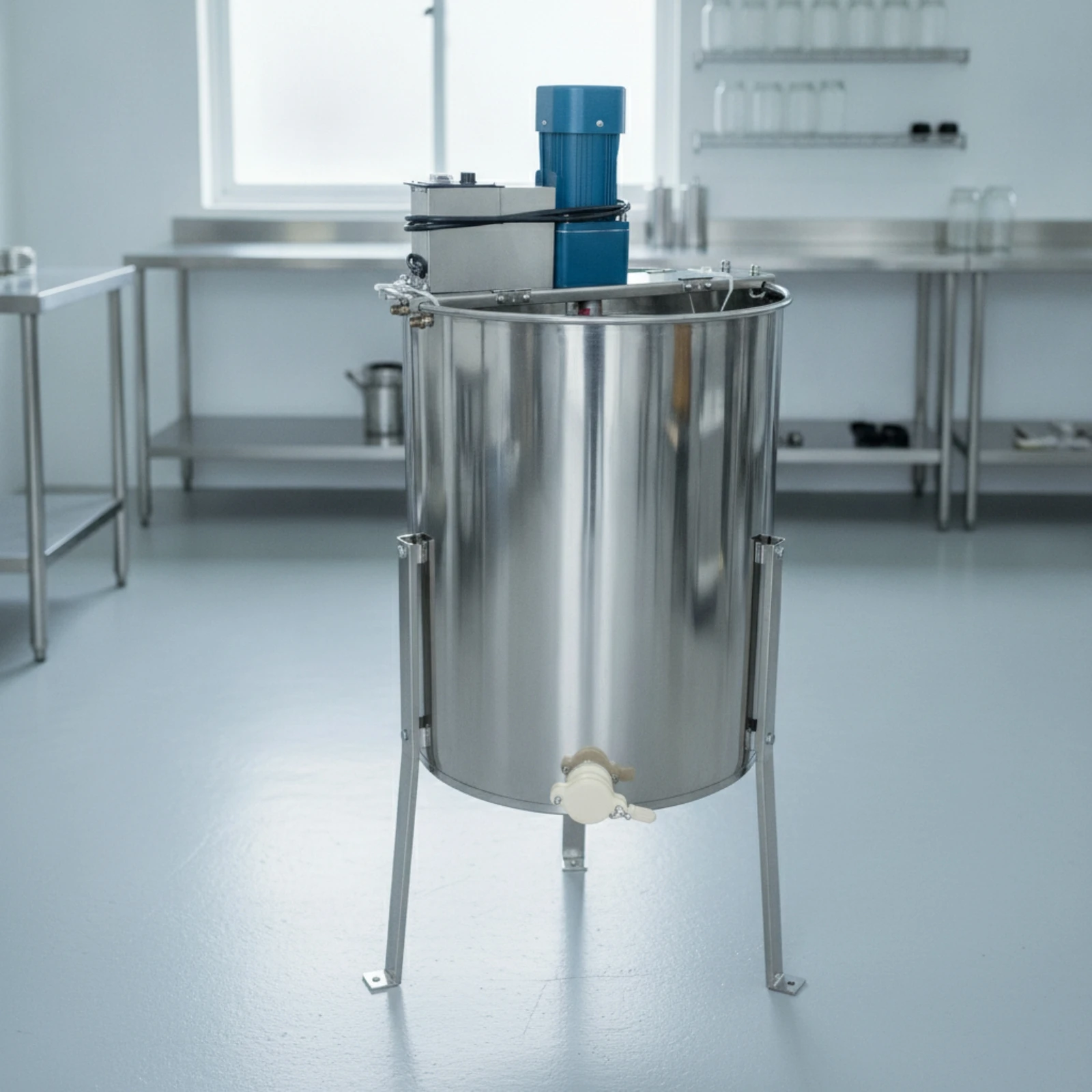 Electric Honey Extractor Stainless Steel Four-Frame Honey Extractor Beekeeping Equipment Efficient Rustproof for Beekeepers view 3