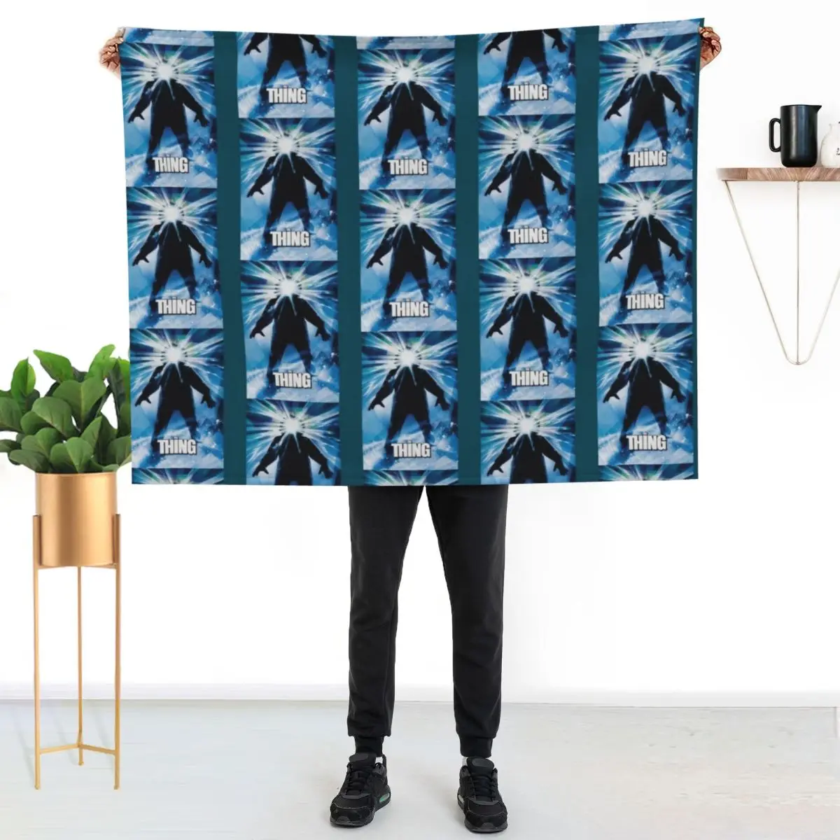The Thing Movie Throw Blanket Hairys Decorative Sofa Flannel manga Soft Tourist Blankets