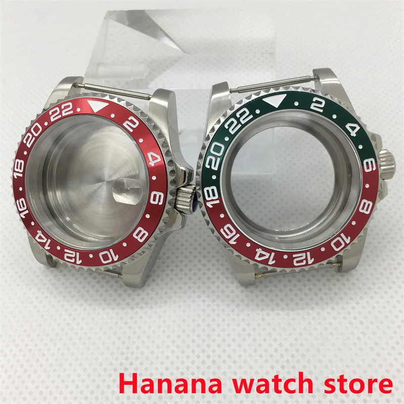 40mm Case Sapphire Glass Aluminum Bezel for NH34 NH35A NH36 NH38 NH39 ETA2824 2836 PT5000 Miyota Collection DG2813 3804 Movement