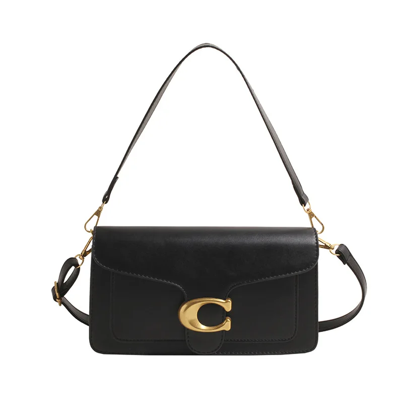 Bolso Tote de Lujo en Color Sólido, Bolso de Hombro Moderno con Dos Correas, Bolso Bandolera Cuadrado Versátil Vintage