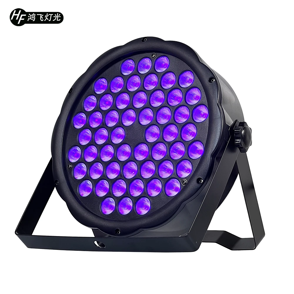 54x3w Led Ultraviolet Par Lights DMX512 Flat Par UV Light Dj Party UV Lights UV spotlight