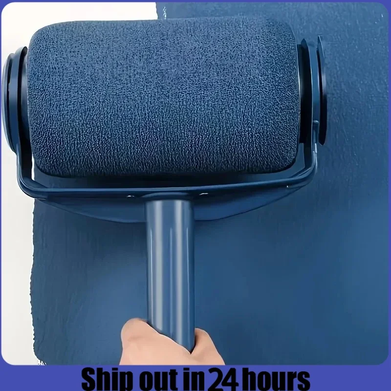 Self-priming Large Drum Brush, Wall Painting Brush, Latex Paint Wall Brush, Painting tools Accessories 1pc