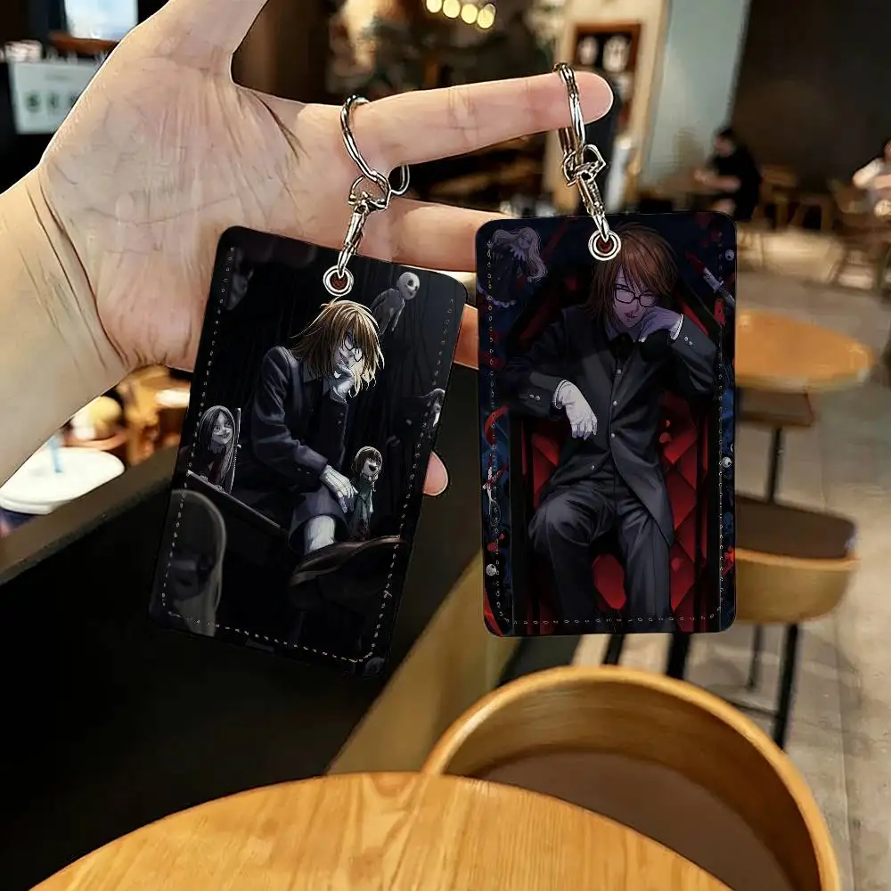 Manga Randal Ivory Card Holder Keychain Key Ring Door Lock Access Protective Case For Security Gift