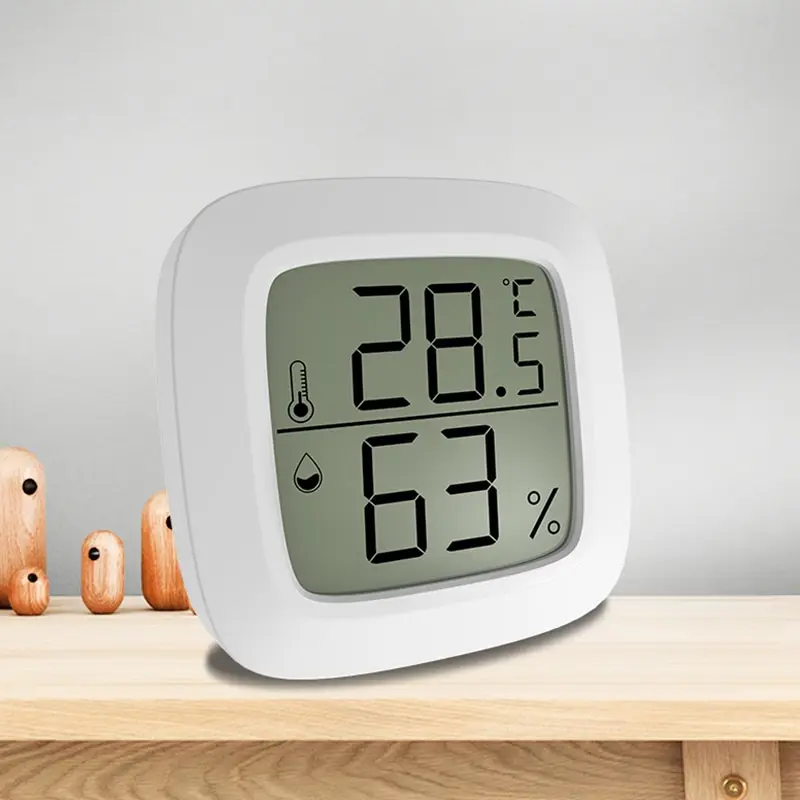 Mini LCD kỹ thuật số Nhiệt kế ẩm kế trong nhà phòng nhiệt độ và độ ẩm mét cảm biến mét nhà Nhiệt kế