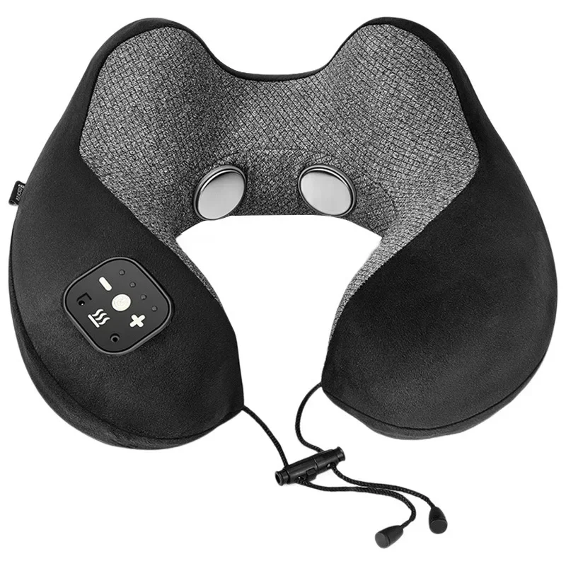 Cervical Massager Travel Pillow Shoulder Neck Magnetic Therapy Physiotherapy Meridian Pulse Acupuncture Heating Compress