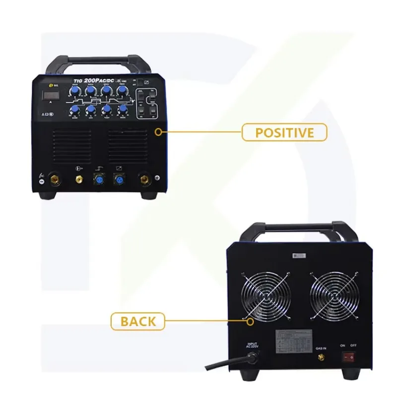 ماكينة لحام محمولة متعددة الوظائف TIG200 250 315 Pacdc 110/220 فولت ساخنة/باردة/TIG نبض بارد مع مخرج أنبوب MOS تيار مستمر