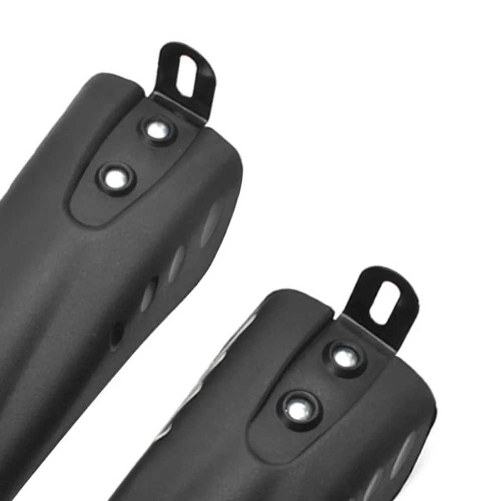 2Pcs Front Rear Set Bike Mudguards Black Easy to install Adjustable Bicycle Mudguards Rainproof for 12/14/16/18/20 inch Bikes view 2