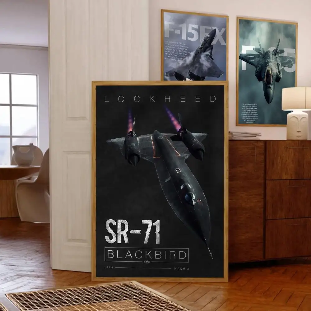 Military Combat Aircraft Poster Music Album Cover For Room Canvas Painting Print Art Home Wall Decor Picture Gift