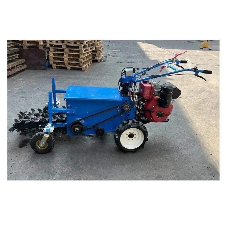 New Products 2024 Farming Machine Trencher with Chain Walk Behind Trencher Machine Automatic Mini Ditch Trencher Machine