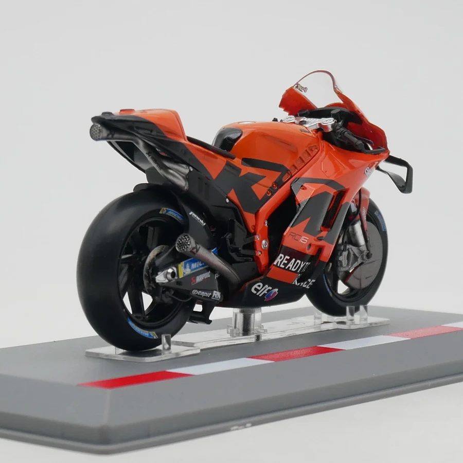 1:18 Scale Diecast Alloy Moto GP 2021 KTM RC16 Danilo Petrucci Motorcycle Toys Cars Model Classics Adult Souvenir Static Display